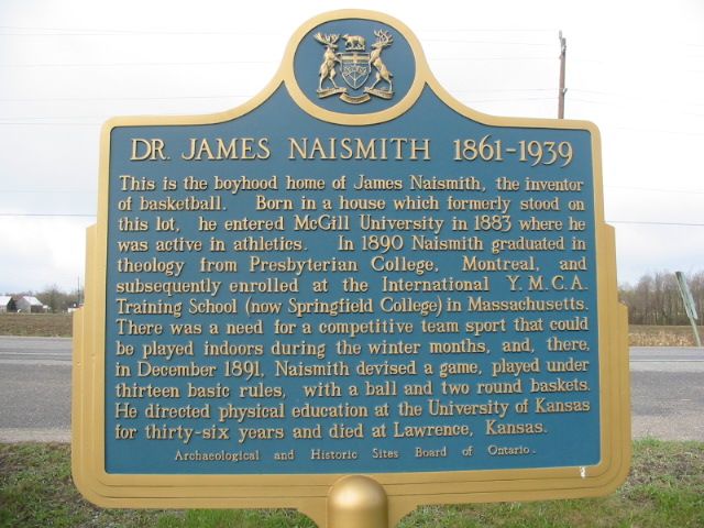 dr james naismith invented