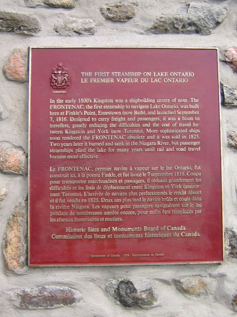 First Steamship on Lake Ontario