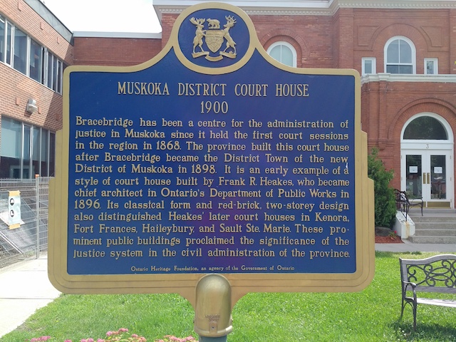 Muskoka District Court House 1900