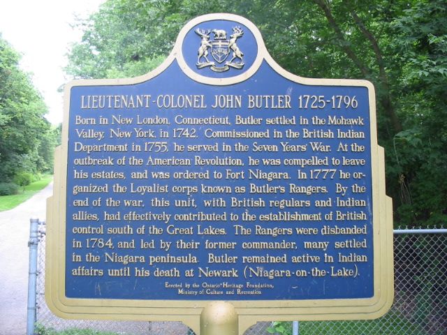 Lieutenant-Colonel John Butler 1725-1796