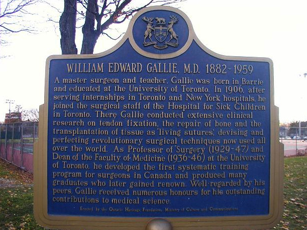 William Edward Gallie, M.D. 1882-1959